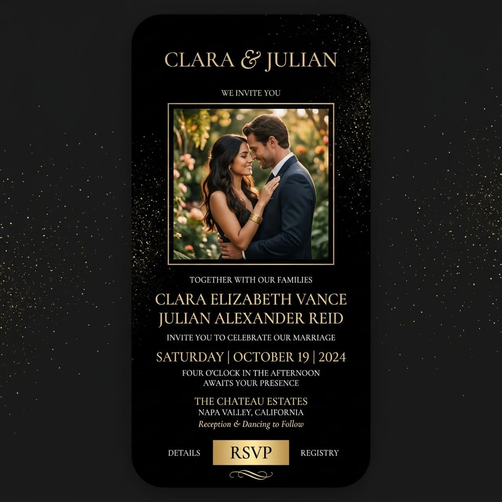 Invitation Mockup Luxury